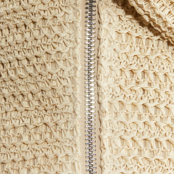 BAG Raffia Half Moon Shoulder Bag - Picture 5 of 5